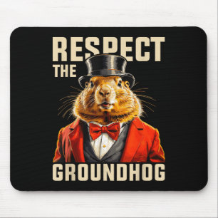 Mousepad Respeite O Dia Do Nevoeiro No Chão, Homens Mulhere