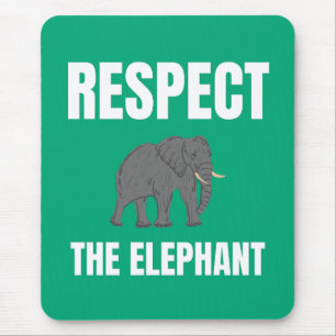 Mousepad Respeite O Elefante