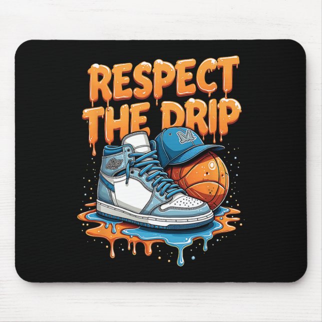 Mousepad Respeite O Estilo De Rua Sketll Swag Sneaker Drip  (Frente)