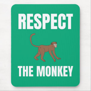 Mousepad Respeite O Macaco