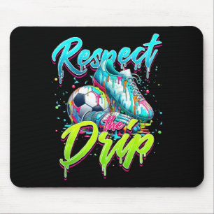 Mousepad Respeite O Sorvete De Futebol Drip Com Granulado