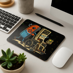 Mousepad Respeite Seus Anciãos Controle de Jogos Retro Dive