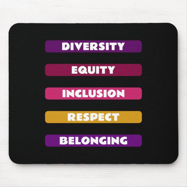 Mousepad Respeito De Inclusão De Patrimônio Líquido De Dive (Frente)