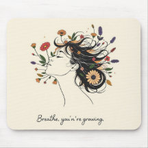 “Respira, Você Está Crescendo” Bloco de Mindfulnes