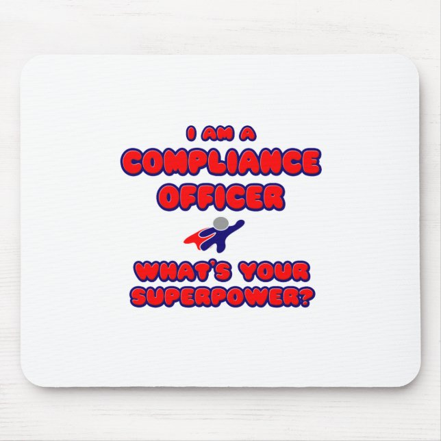 Mousepad Responsável pela conformidade ... Qual é o seu sup (Frente)