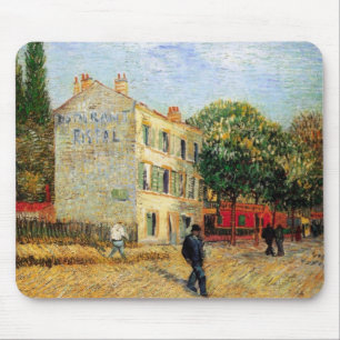 Mousepad Restaurante Rispal em Asnieres por Vincent van Gog