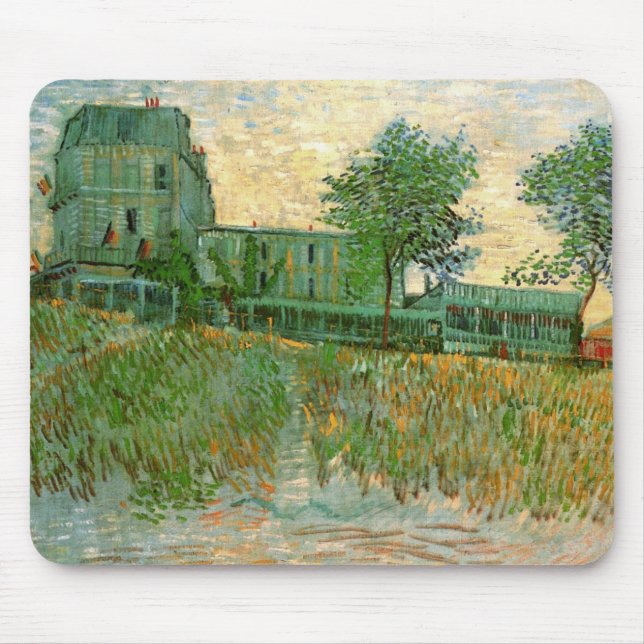 Mousepad Restaurante Sirene, Asnières por Vincent van Gogh (Frente)