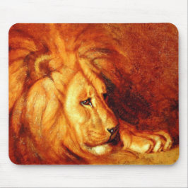 Mousepad Resting Lion (por Abbott Handerson Thayer)