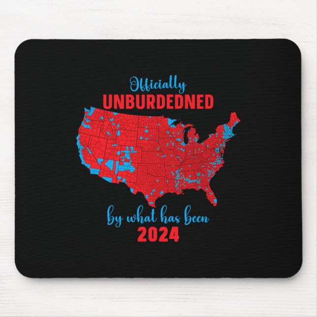 Mousepad Resultado das eleições 2024 Mapa Trump Win (Frente)