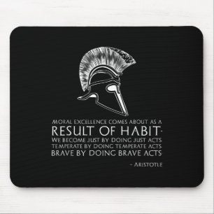 Mousepad Resultado do Hábito - Filosofia Grega Antiga - Res