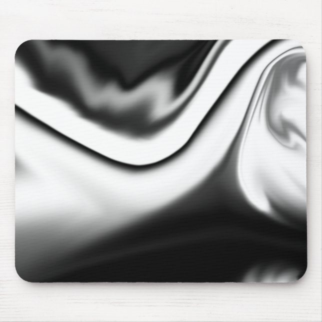 Mousepad Resumo em Preto e branco (Frente)