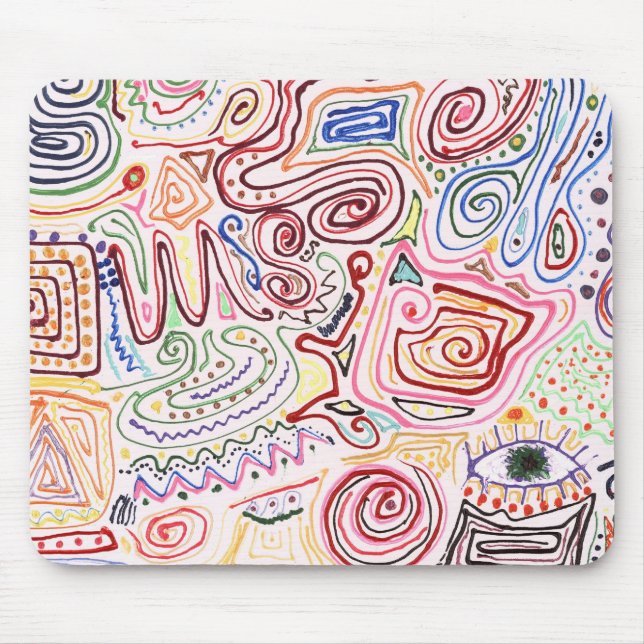 Mousepad Resumo - Tinta para Tecido - Sociedade Urbana (Frente)