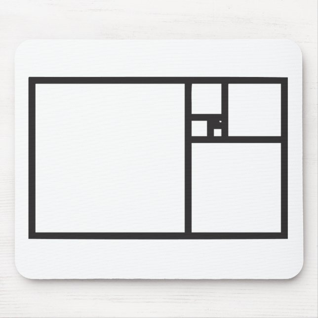 Mousepad Retângulo dourado (Frente)