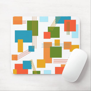 Mousepad Retângulos e linhas abstrato