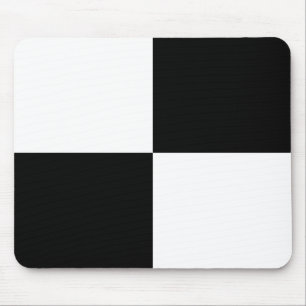 Mousepad Retângulos preto e branco