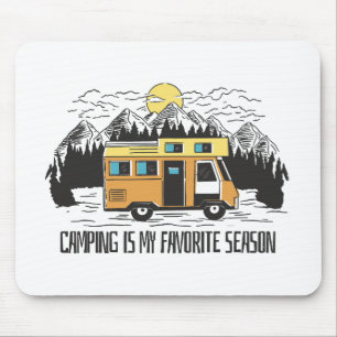 Mousepad Retiro de Campervan na Montanha
