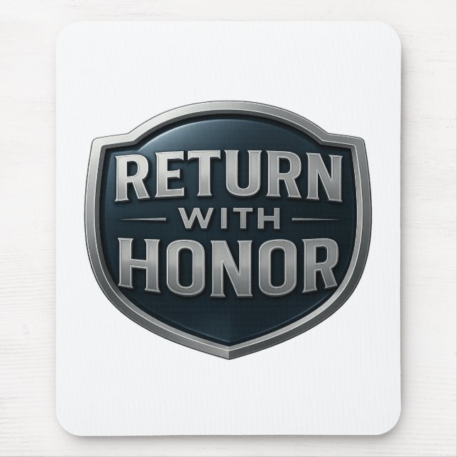 Mousepad Retorne com o teclado do mouse LDS Honor™ (Frente)