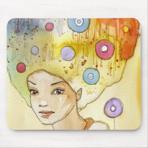 Mousepad Retrato abstrato