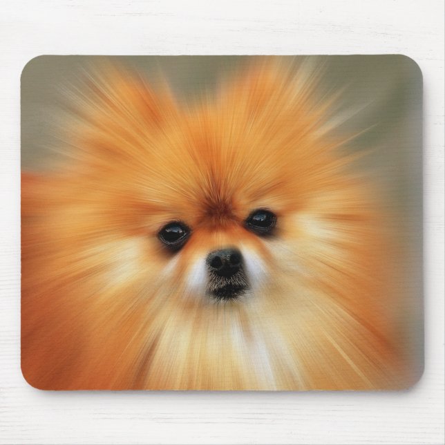 Mousepad Retrato da arte da velocidade do zumbido da (Frente)