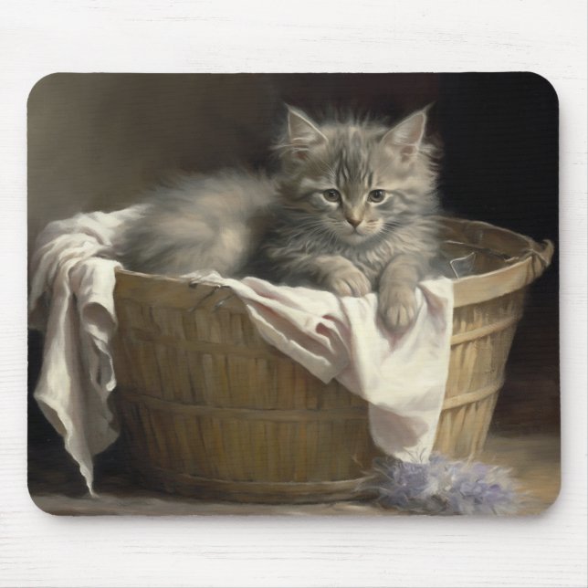 Mousepad Retrato Da Cinza De Lavagem Ou De Reprodução (Frente)