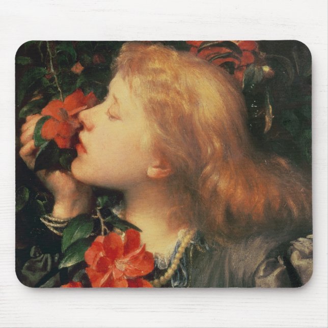 Mousepad Retrato da dama Ellen Terry c.1864 (Frente)