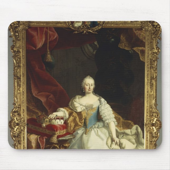 Mousepad Retrato da imperatriz Maria Theresa (Frente)