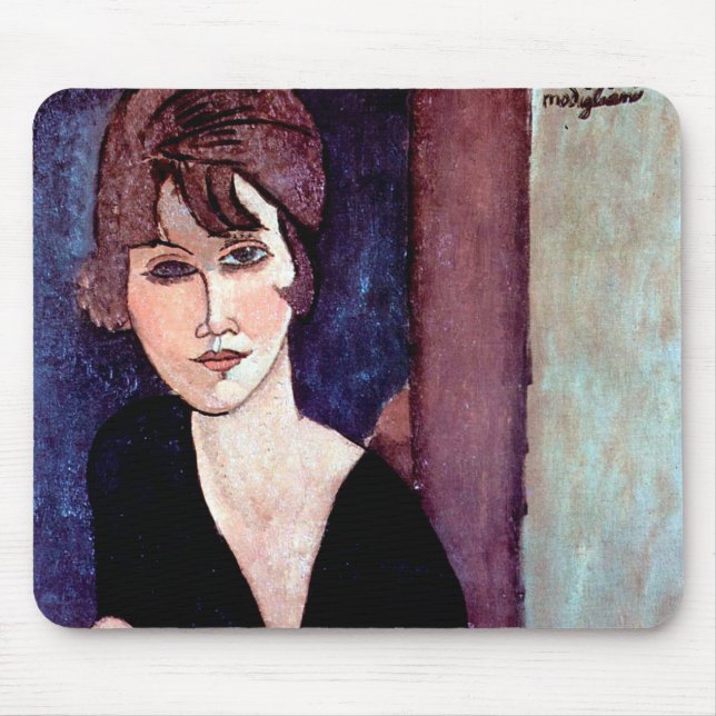 Mousepad Retrato da Mulher, Modigliani (Frente)