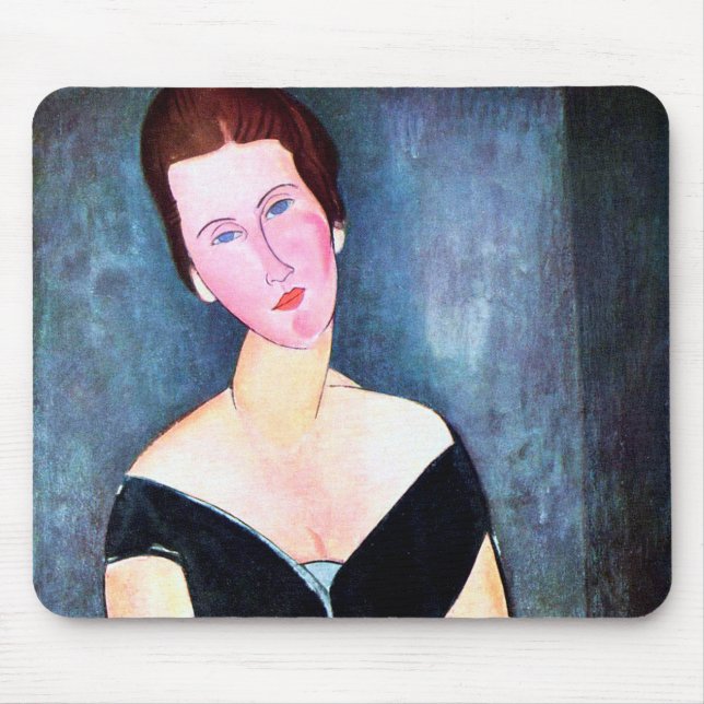 Mousepad Retrato da Mulher, Modigliani (Frente)