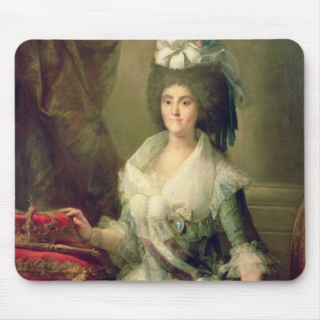 Mousepad Retrato da rainha Maria Luisa (Frente)