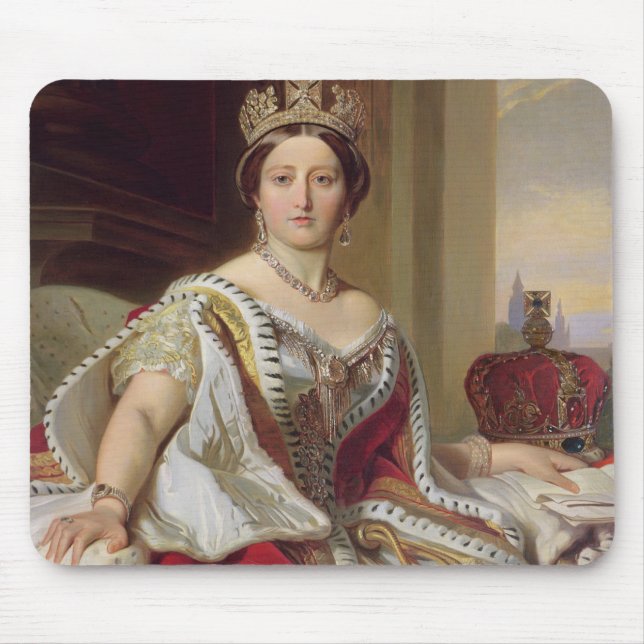 Mousepad Retrato da rainha Victoria (1819-1901) 1859 (óleo (Frente)