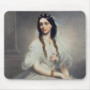 Mousepad Retrato da Sra. C.W.Stoughton (d.1907), Três-quar