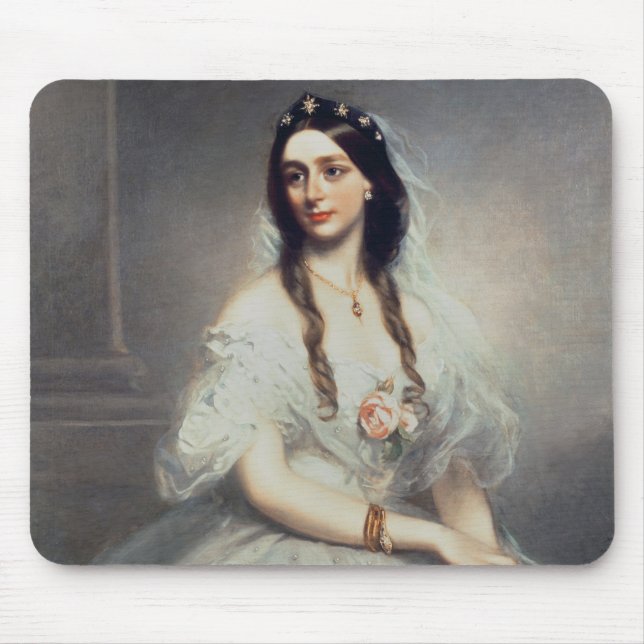 Mousepad Retrato da Sra. C.W.Stoughton (d.1907), Três-quar (Frente)