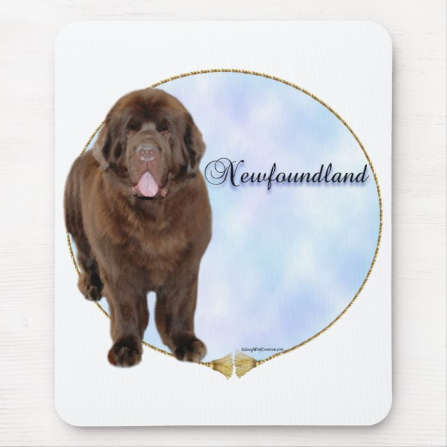 Mousepad Retrato da Terra Nova Castanha (Frente)