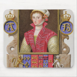 Mousepad Retrato de 1507-36) ?as rainhas de Anne Boleyn (da