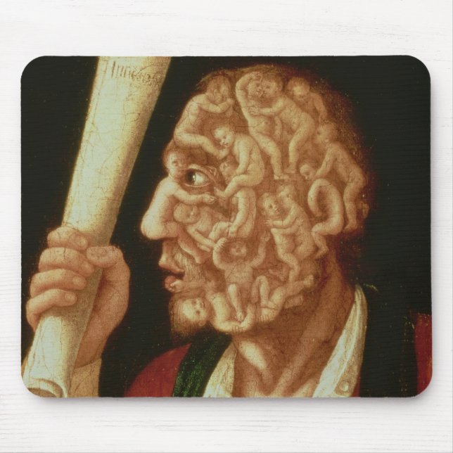 Mousepad Retrato de Adam (óleo) (Frente)