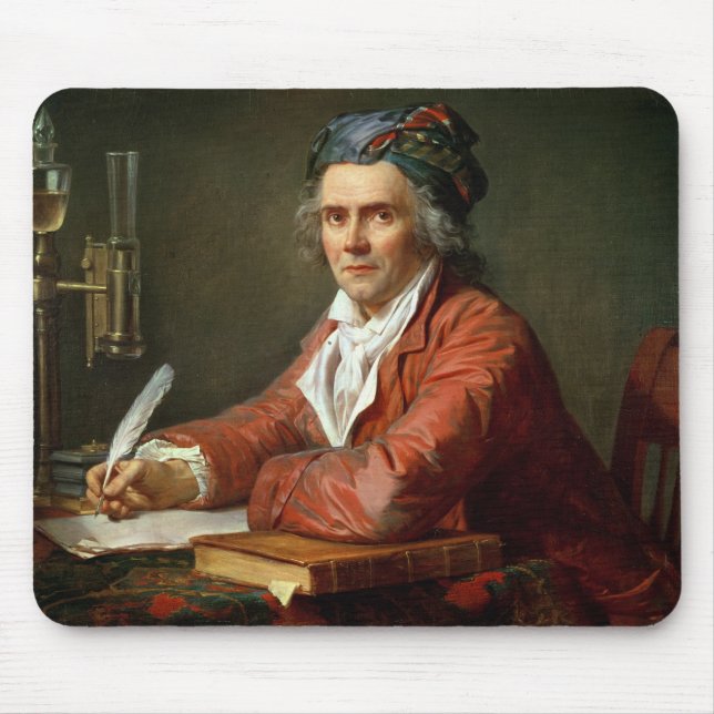 Mousepad Retrato de Alphonse Leroy, 1783 (Frente)