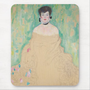 Mousepad Retrato de Amalie Zuckerkandl por Gustav Klimt