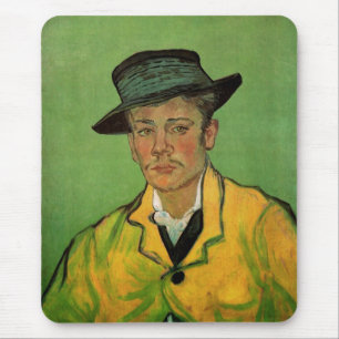 Mousepad Retrato de Armand Roulin por Vincent van Gogh