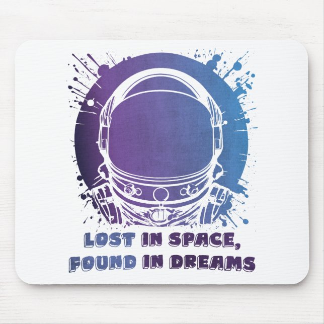 Mousepad Retrato de Astronauta - Perdido no Espaço - Mousep (Frente)
