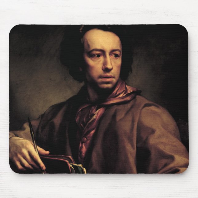 Mousepad Retrato de auto, 1773 (óleo no painel) (Frente)