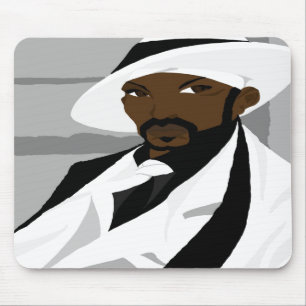 Mousepad Retrato de auto 6 (bloco de desenho pro)