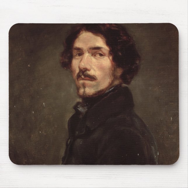 Mousepad Retrato de auto, c.1840 (óleo em canvas) (veja (Frente)