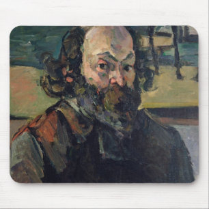 Mousepad Retrato de auto de Paul Cezanne  , c.1873-76
