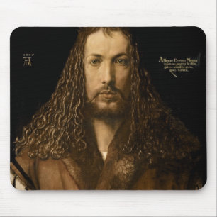 Mousepad Retrato de auto na idade de vinte e oito, 1500