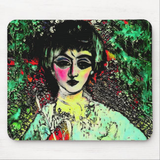 Mousepad Retrato de Beleza Gótica