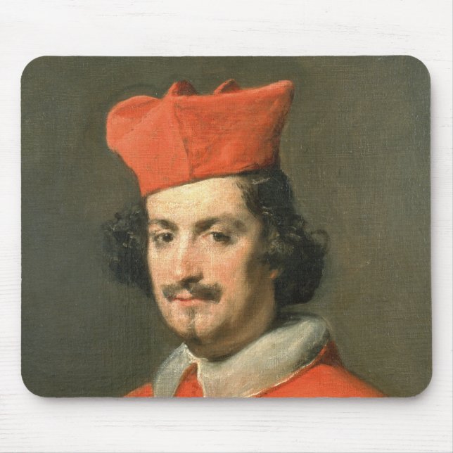 Mousepad Retrato de Camillo cardinal Astali Pamphili (Frente)
