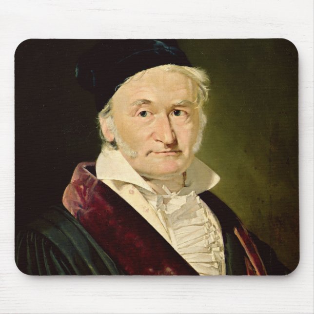 Mousepad Retrato de Carl Friedrich Gauss, 1840 (Frente)