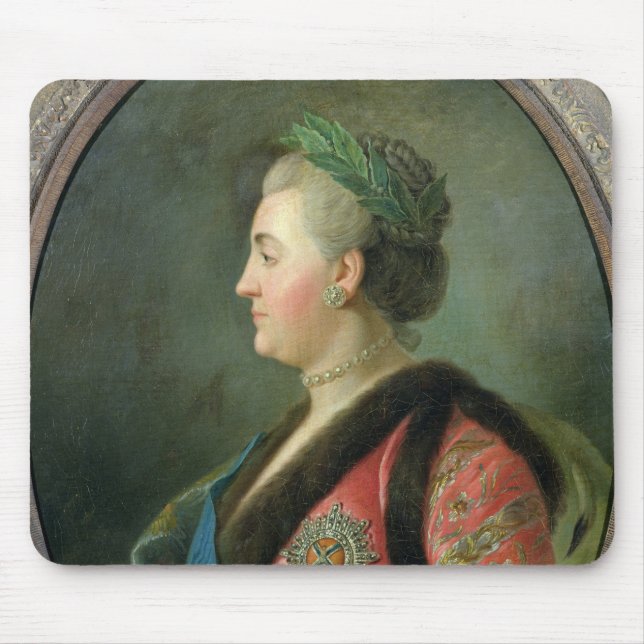 Mousepad Retrato de Catherine II de Rússia (Frente)