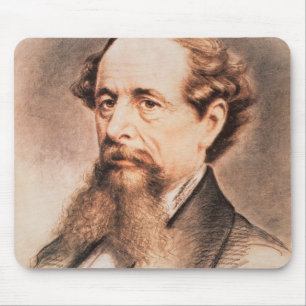 Mousepad Retrato de Charles Dickens, 1869