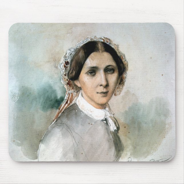 Mousepad Retrato de Clara Schumann 1853 (Frente)